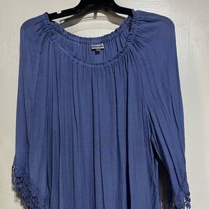Avenue Lilac Blouse w/detail on hems 22/24